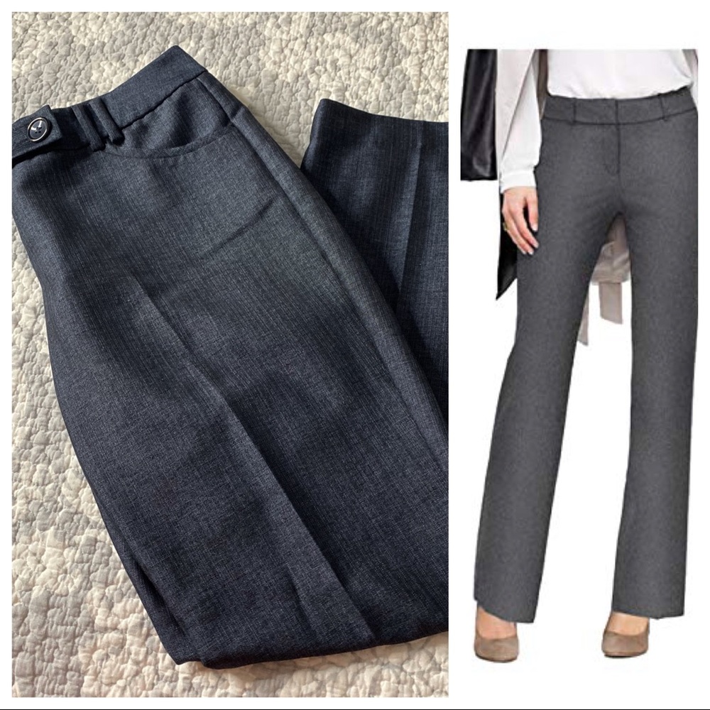 The Limited Cassidy Fit Slacks Deep Blue Gray SZ 8
